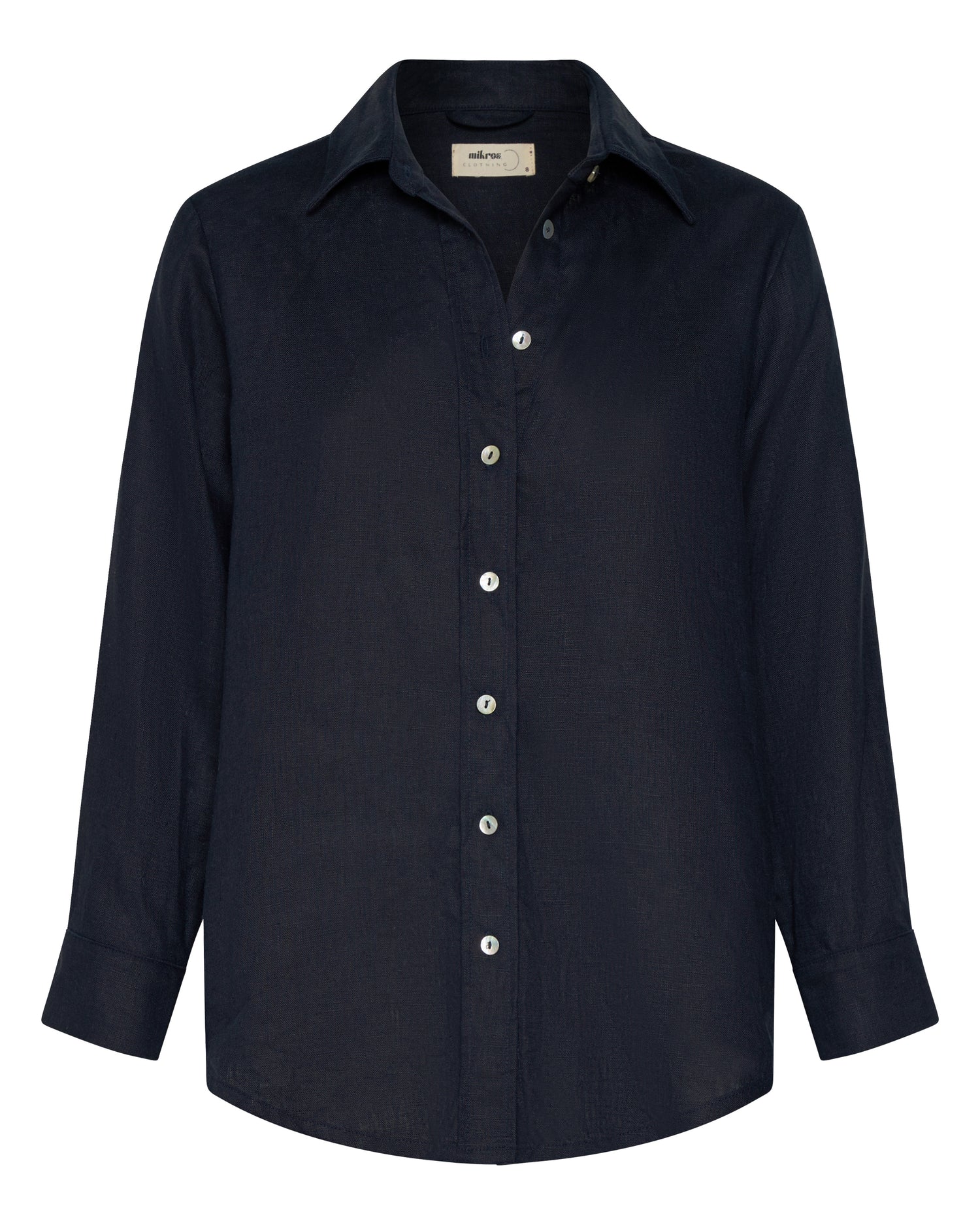 Ellie Linen Shirt – Mikros Clothing